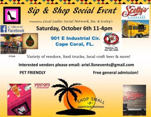 Sip & Shop Social Event at Scotty's -Cape Coral @ Scotty's Bierwerks