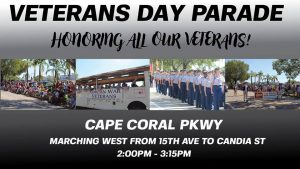 Cape Coral Veterans Day Parade @ Cape Coral Parkway