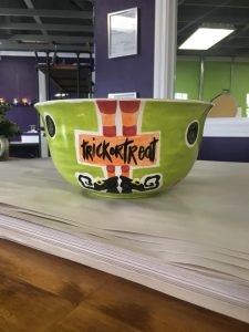 Halloween Candy Dish Paint Class @ The Bent Brush