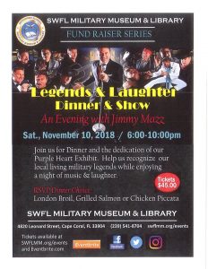 Legends & Laughter Dinner & Show @ SW FL Military Museum & Library