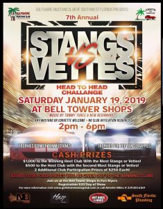 Stangs vs Vettes @ BELL TOWER SHOPS
