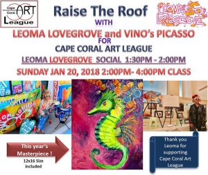 Raise the Roof - Fundraiser @ Cape Coral Art League