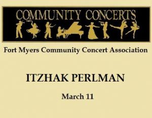 Fort Myers Community Concert: Itzhak Perlman @ Barbara B Mann