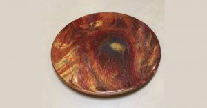 Resin Topped Lazy Susan - $40 @ Karma & Coconuts