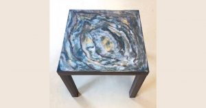 Resin Pour End Table @ Karma & Coconuts