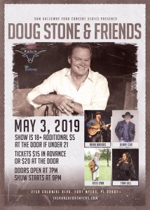 Doug Stone & Friend's - Unplugged @ The Ranch Concert Hall & Saloon