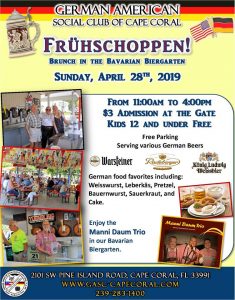 Frühschoppen - Brunch in the Bavarian Biergarten @ German American Social Club