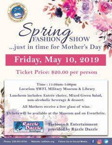 Spring Fashion Show & Luncheon @ SW FL Military Museum & Library