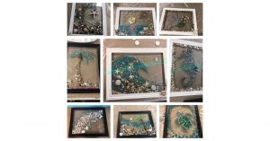 Shells, Smashed Glass & Resin Art - $45 @ Karma & Coconuts
