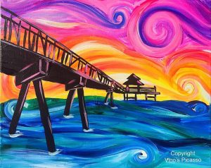 Paint Your Pet. First-time painters welcome. (pre-sketched) @ Vino's Picasso Fort Myers