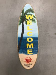 Welcome Surfboard @ Hands On Art Gallery and Studio