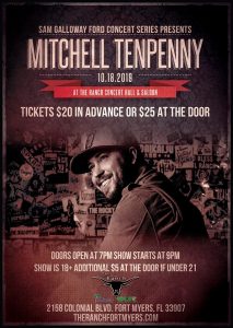 Mitchell Tenpenny - Sam Galloway Ford Concert Series @ The Ranch Concert Hall & Saloon