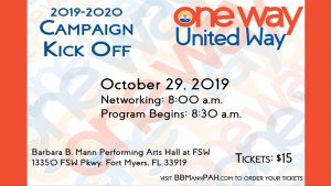 2019 Campaign Kick Off @ Barbara B Mann Performing Arts Hall