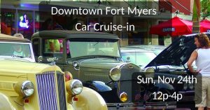 Downtown Fort Myers Car Cruise-In @ Downtown Fort Myers