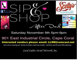 Sip & Shop After Dark- Cape Coral @ Scotty's Bierwerks