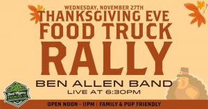Thanksgiving Eve Food Truck Rally @ Fort Myers Brewing Company