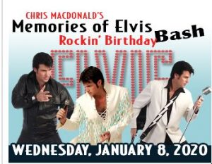 Chris MacDonald's Memories of Elvis Rockin' Birthday Bash @ Barbara B. Mann - Performing Arts Hall