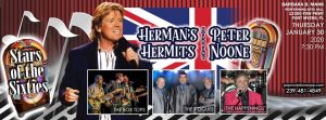 Stars of the Sixties w/Herman's Hermits starring Peter Noone @ Barbara B Mann Performing Arts Hall