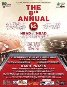 8th Annual Stangs vs. Vettes @ BELL TOWER SHOPS