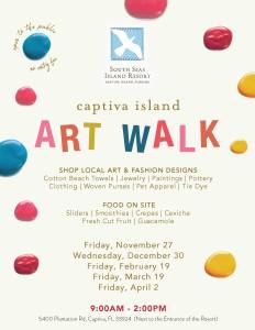 Captiva Island Art Walk @ South Seas Island Resort
