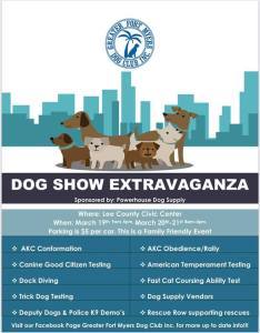 Dog Show Extravaganza @ Lee Civic Center
