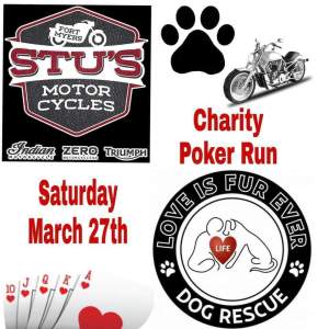 Charity Poker Run with Stu's Motorcycles @ Stu's Motorcycles