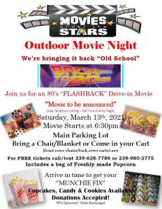 Outdoor Movie TBD "Back to the 80"s" @ Del Tura Golf & Country Club