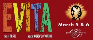 Gulf Coast Symphony: EVITA @ Barbara B Mann